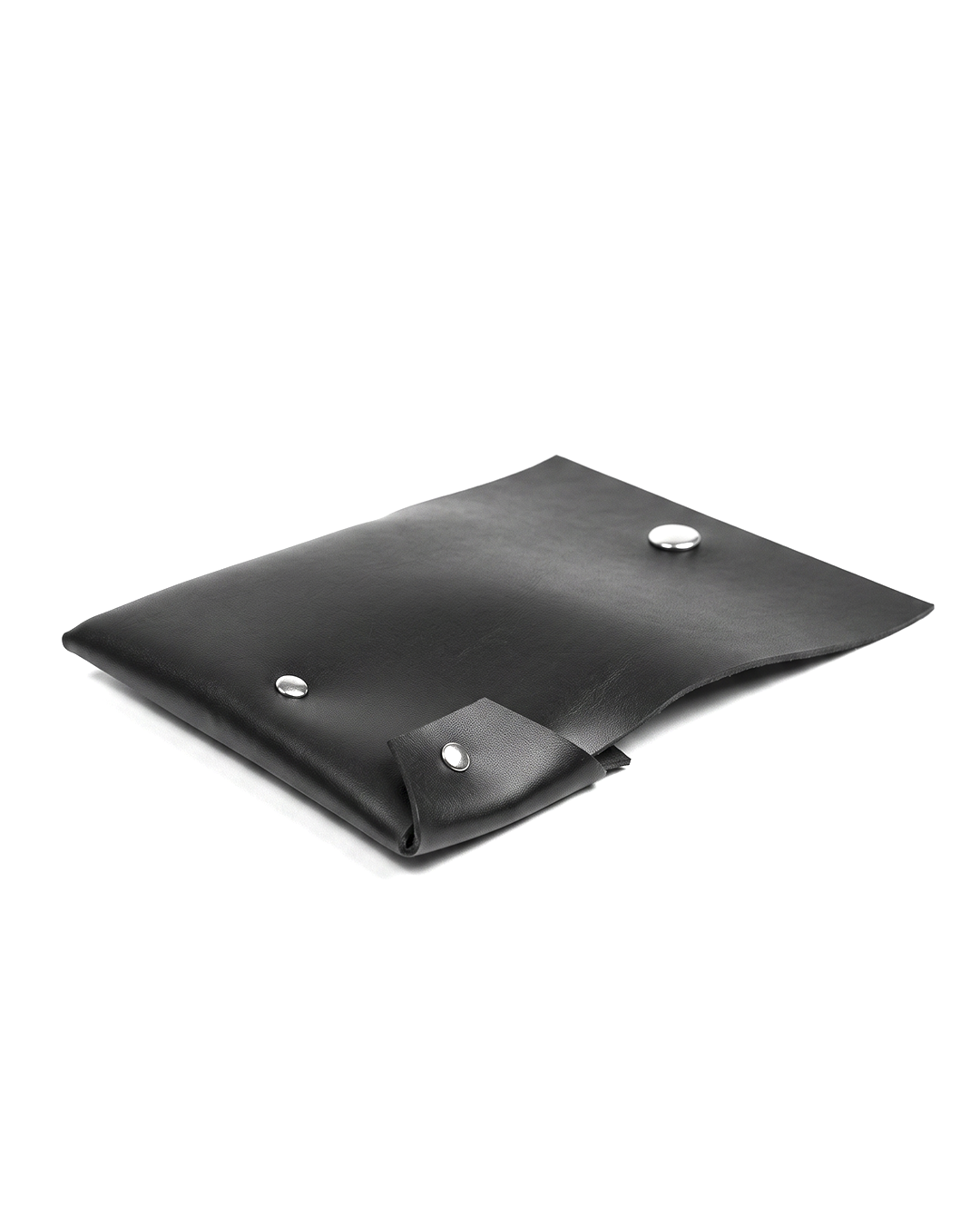 Blacksheeps Fold Wallet, leather and fold detail