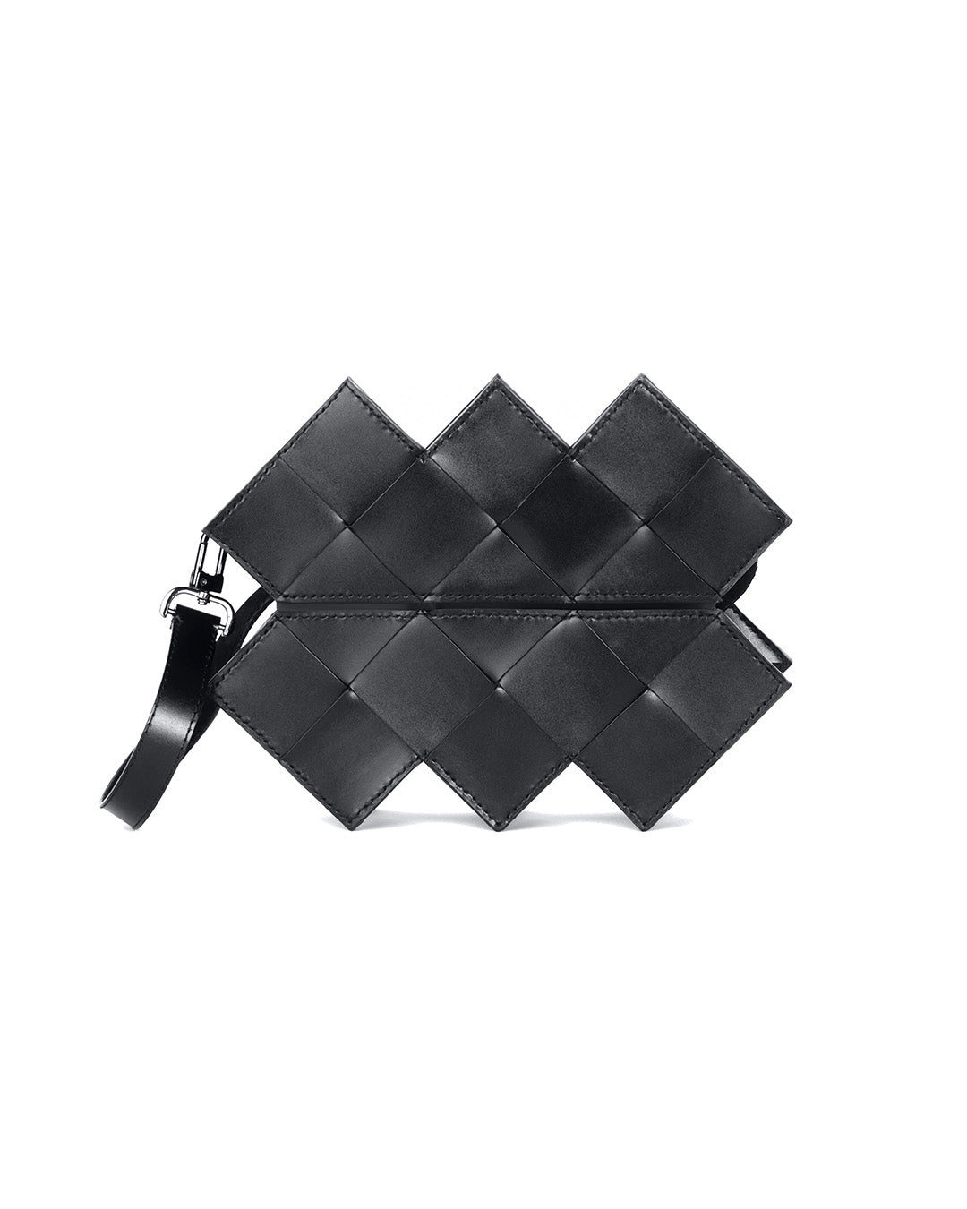 Blacksheeps Teaser black leather bag back view