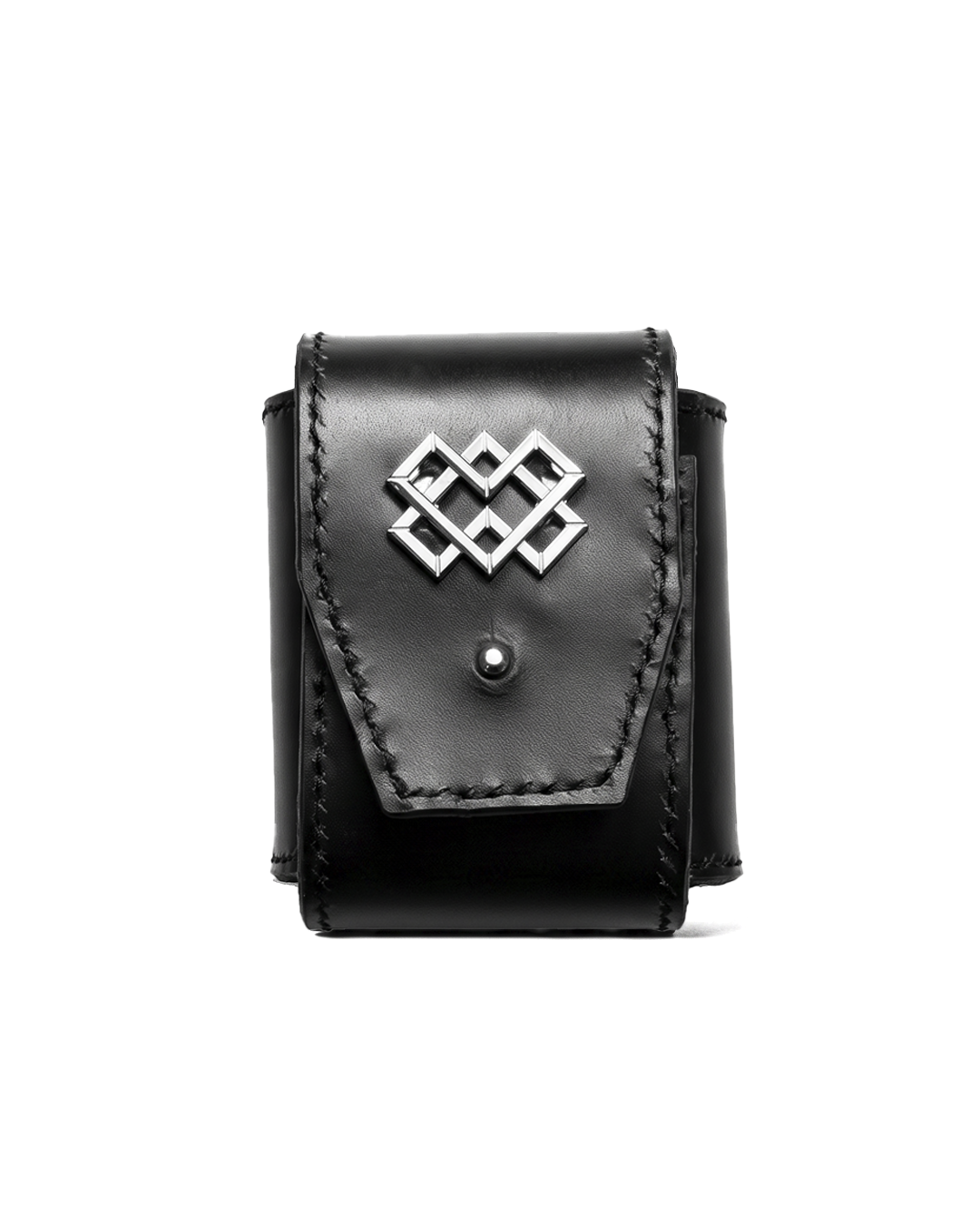Blacksheeps Cigarette Case in full-grain vaqueta leather, front view