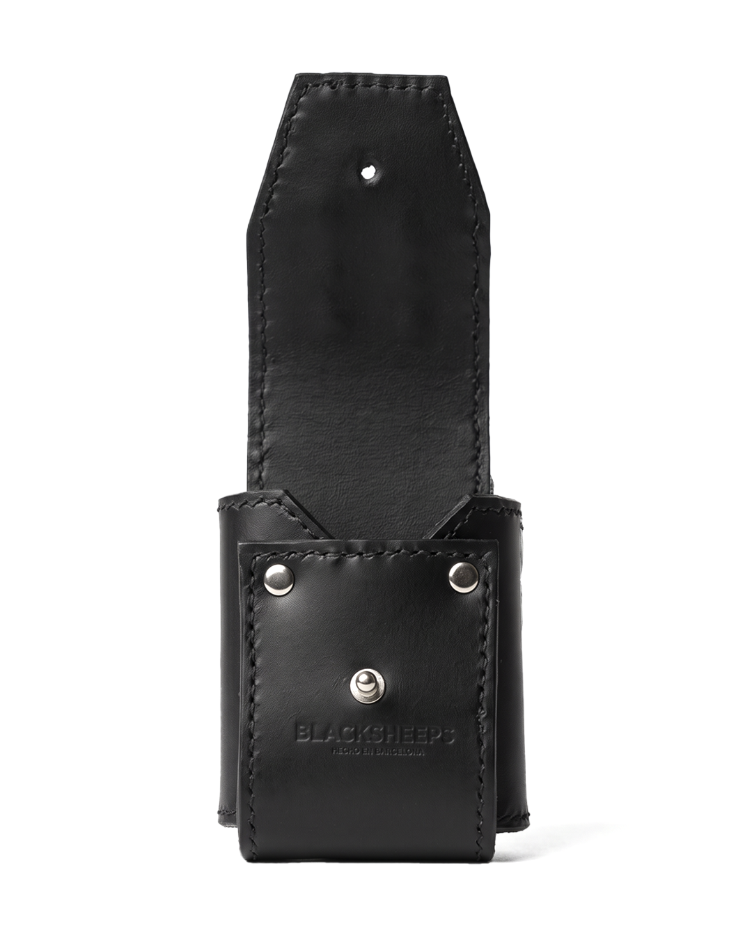Blacksheeps vaqueta leather Cigarette Case, detail